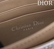 Bagsaaa My Dior Mini Bag Iridescent Metallic Silver-Tone Cannage Lambskin - 21cm - 4