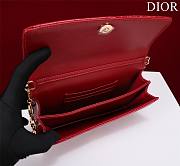 Bagsaaa My Dior Mini Bag Red Patent Cannage Calfskin - 21cm - 2