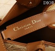 Bagsaaa Medium Dior Toujours Bag Natural Cannage Raffia - 28.5cm - 3