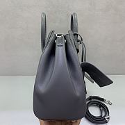 Bagsaaa Balenciaga Bel Air Carry All Bag Small in black smooth calfskin & silver - 30cm - 3