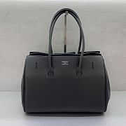 Bagsaaa Balenciaga Bel Air Carry All Bag Medium in black smooth calfskin & silver - 37cm - 2