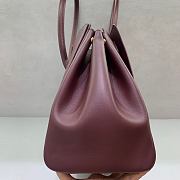 Bagsaaa Balenciaga Bel Air Carry All Bag Medium in burgundy smooth calfskin - 37cm - 3
