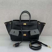 Bagsaaa Balenciaga Bel Air Carry All Bag Small in black smooth calfskin - 30cm - 1