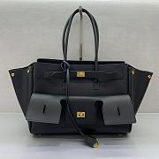 Bagsaaa Balenciaga Bel Air Carry All Bag Medium in black smooth calfskin - 37cm - 1