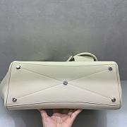 Bagsaaa Balenciaga Bel Air Carry All Bag Medium in soya smooth calfskin & silver - 37cm - 3