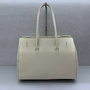 Bagsaaa Balenciaga Bel Air Carry All Bag Medium in soya smooth calfskin & silver - 37cm - 2