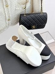 Bagsaaa Chanel Mary Janes G46434 White Tweed - 2