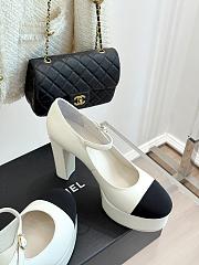 Bagsaaa Chanel Mary Janes G46434 Ivory & Black - 4