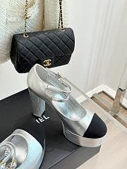 Bagsaaa Chanel Mary Janes G46433 Silver - 4