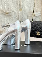 Bagsaaa Chanel Mary Janes G46433 Silver - 3