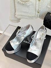 Bagsaaa Chanel Mary Janes G46433 Silver - 2