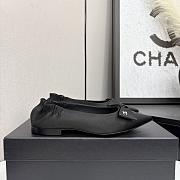 Bagsaaa Chanel Ballet flats G46546 Black Silk Satin - 1