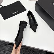 Bagsaaa Chanel Ballet flats G46546 Black Silk Satin - 3