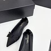 Bagsaaa Chanel Ballet flats G46546 Black Silk Satin - 2