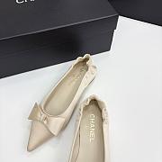 Bagsaaa Chanel Ballet flats G46546 Beige Silk Satin - 4