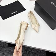 Bagsaaa Chanel Ballet flats G46546 Beige Silk Satin - 2