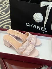Bagsaaa Chanel Mules G46480 Pink Lambskin - 5cm - 1