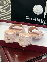 Bagsaaa Chanel Mules G46480 Pink Lambskin - 5cm - 3