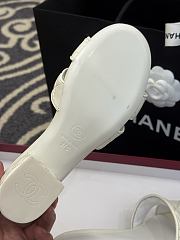 Bagsaaa Chanel Mules G46480 White Lambskin - 5cm - 3