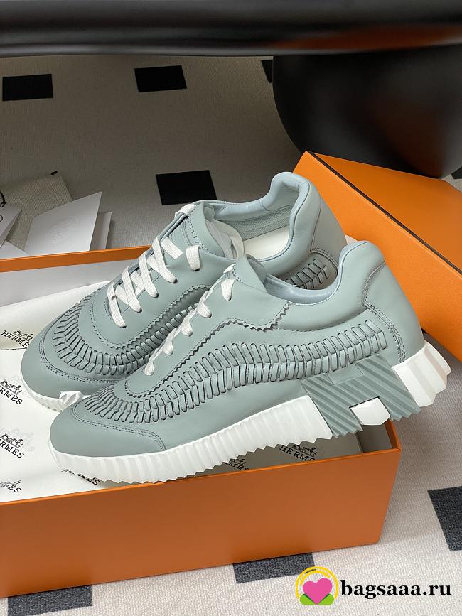 Bagsaaa Hermes sneaker gris nuage - 1