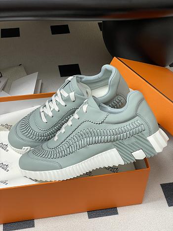 Bagsaaa Hermes sneaker gris nuage