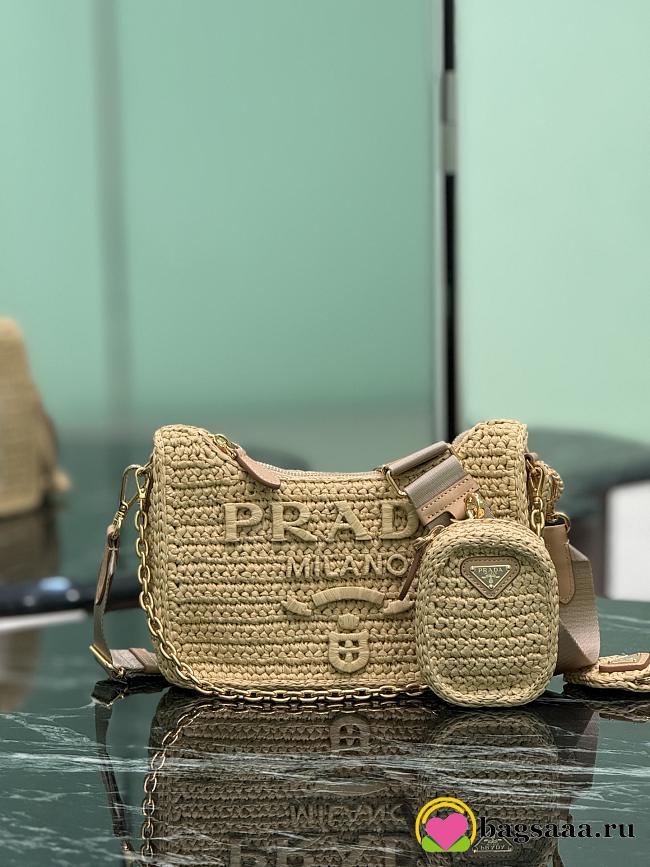 Bagsaaa Prada Re-Edition 2005 crochet bag 1BH204 - 22cm - 1