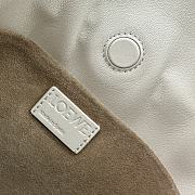 Bagsaaa Loewe Mini Flamenco clutch in nappa calfskin white - 24cm - 4