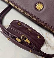 Bagsaaa Loewe Large Madrid bag in supple calfskin burgundy - 33cm - 3