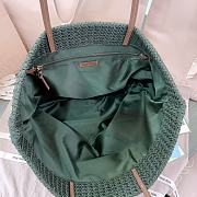 Bagsaaa Miu Miu Raffia-effect woven tote bag 5BG228 multicolor - 40cm - 4