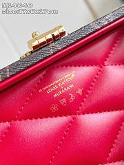 Bagsaaa M14040 LV x TM Mini Square Trunk Cherry - 17cm - 3