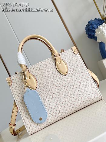 Bagsaaa LV M15138 Prefall 2025 OnTheGo PM Azure Blue/Sand - 25cm