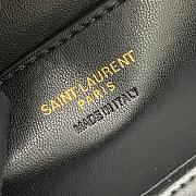 Bagsaaa YSL Gaby Vanity Bag In Lambskin 766731 Navy Blue - 18 X 11 X 6.5 CM - 3