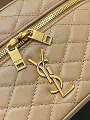 Bagsaaa YSL Gaby Vanity Bag In Lambskin 766731 Beige - 18 X 11 X 6.5 CM - 2