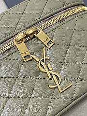Bagsaaa YSL Gaby Vanity Bag In Lambskin 766731 Light Green - 18 X 11 X 6.5 CM - 4