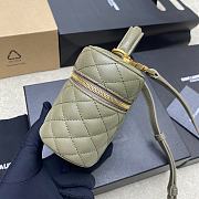Bagsaaa YSL Gaby Vanity Bag In Lambskin 766731 Light Green - 18 X 11 X 6.5 CM - 2
