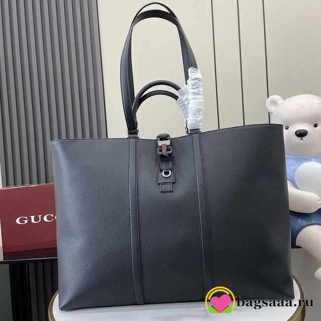 Bagsaaa Gucci Maxi tote bag with Web 816753 black - 50cm - 1