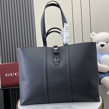 Bagsaaa Gucci Maxi tote bag with Web 816753 black - 50cm