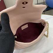 Bagsaaa Gucci GG Marmont mini shoulder bag 841290 pale pink - 17cm - 4