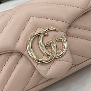 Bagsaaa Gucci GG Marmont mini shoulder bag 841290 pale pink - 17cm - 3