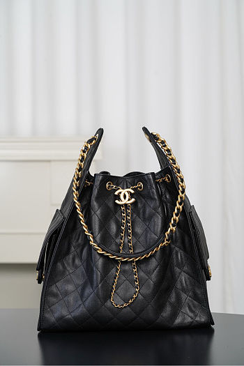 Bagsaaa CHANEL 25 Medium Handbag AS5311 Black Caviar - 40cm
