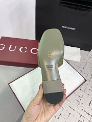 Bagsaaa Gucci Women's Interlocking G slide sandal 790447 green - 2
