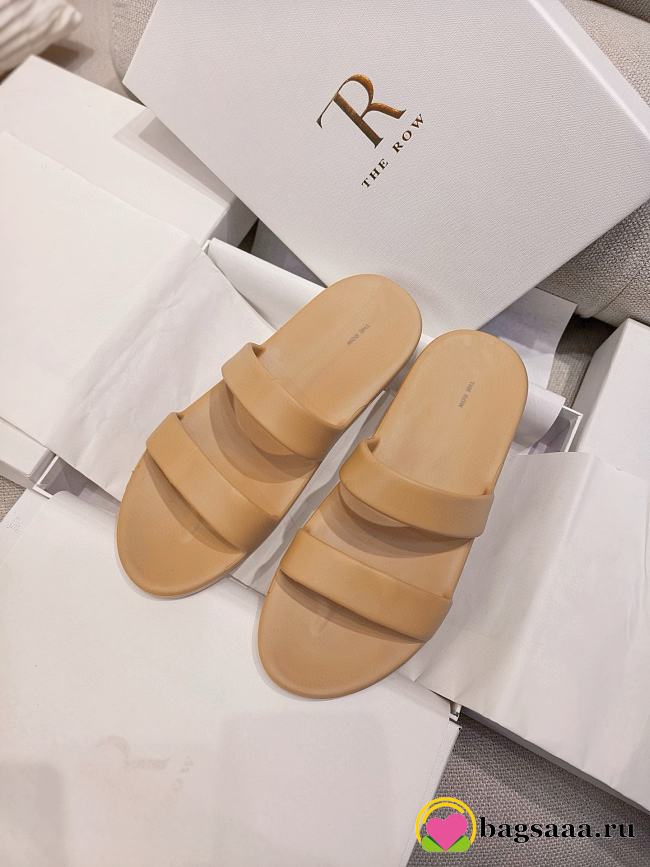 Bagsaaa The Row Foam sandals beige - 1