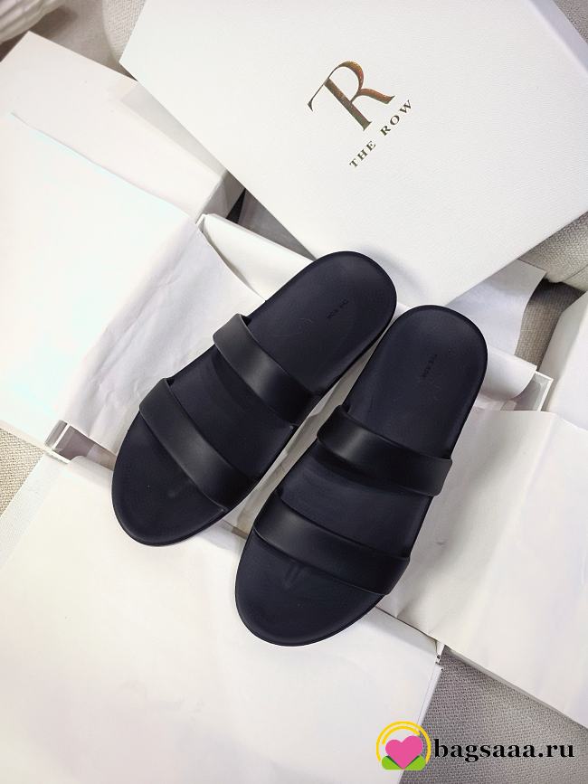 Bagsaaa The Row Foam sandals black - 1