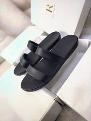 Bagsaaa The Row Foam sandals black - 3