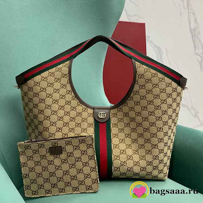 Bagsaaa Gucci Giglio large tote bag 853971 beige - 42 (60)cm - 1