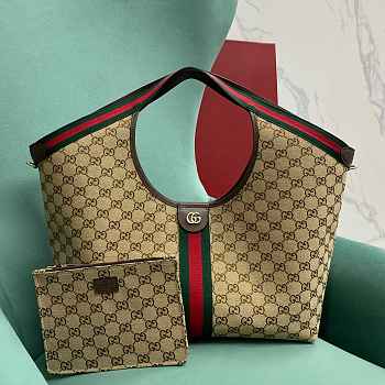 Bagsaaa Gucci Giglio large tote bag 853971 beige - 42 (60)cm