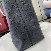 Bagsaaa Gucci GG Emblem Medium Tote Bag 815213 black GG - 38 x 25 x 15 cm - 2