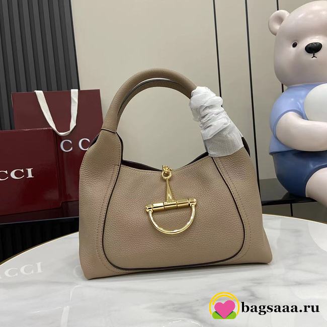 Bagsaaa Gucci Softbit medium top handle bag 837467 beige - 27.5cm - 1
