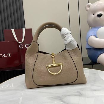 Bagsaaa Gucci Softbit medium top handle bag 837467 beige - 27.5cm