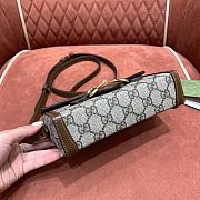 Bagsaaa Gucci Horsebit 1955 mini bag 699296 beige & brown - 18cm - 2